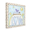 Trademark Fine Art Cherry Pie Studios 'Love Blue Bird' Canvas Art, 14x14 ALI41330-C1414GG